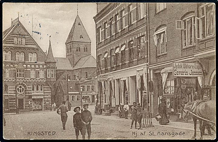 Ringsted, hj. af St. Hansgade. A. Flensborg no. 493. Kvalitet 7