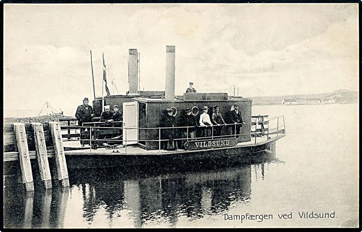 “Vildsund”, dampfærgen. C. Buchholtz no. 9621. Kvalitet 8