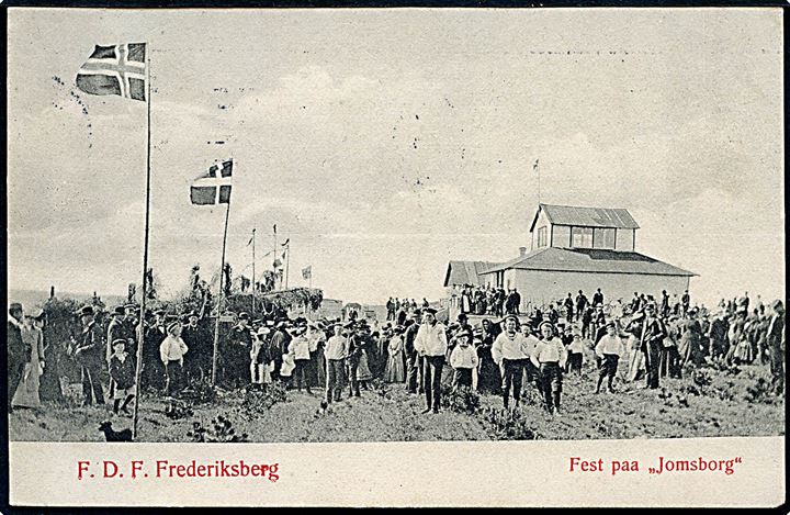 Kulhuse, “Jomsborg” med FDF Frederiksberg. U/no. Kvalitet 8