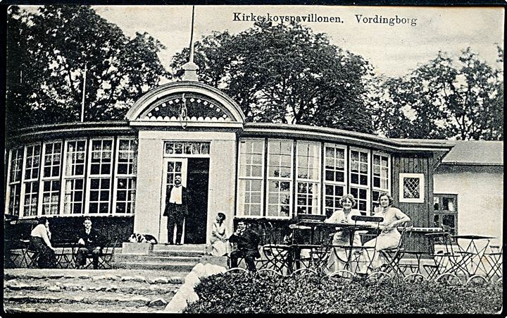 Vordingtborg, Kirkeskovs Pavillonen. Fr. Sommer u/no. Kvalitet 8
