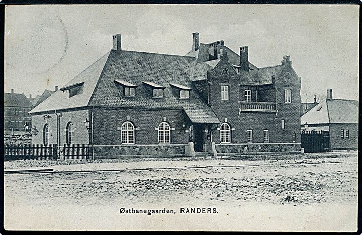Randers, Østbanegaarden. A. Hansen no. 2654. Kvalitet 8
