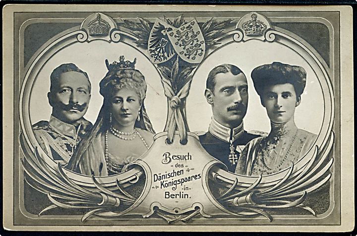 Det danske kongepars besøg i Berlin februar 1913. No. 3182 Kvalitet 7