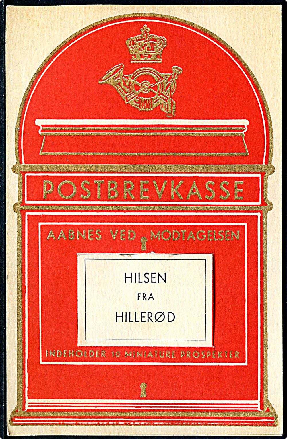 overliggende Menagerry At sige sandheden Hillerød postkasse med prospekter Stenders serie 2 Kvalitet 8