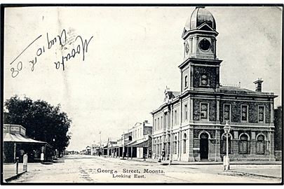 Syd Australien. George Street, Moonta. Looking East. Donald Taylor Collotype Company u/no. 