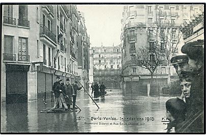 Frankrig, Paris, oversvømmelse 1910.