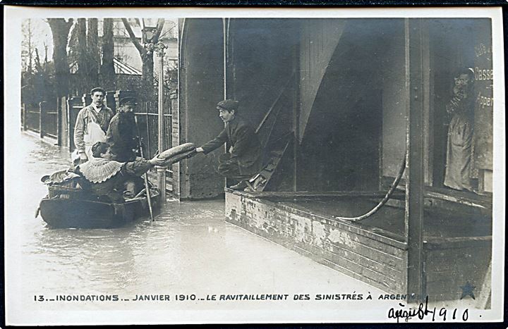 Frankrig, Paris, oversvømmelse 1910. No. 13.