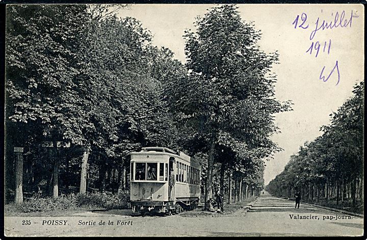 Frankrig, Poissy, sporvogn. No. 235.