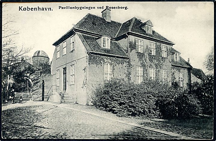 København. Pavillonbygningen ved Rosenborg. Fritz Benzen type IV no. 646