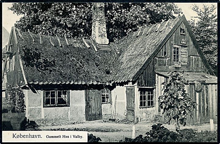 København. Gammelt hus i Valby. Fritz Benzen type IV no. 657