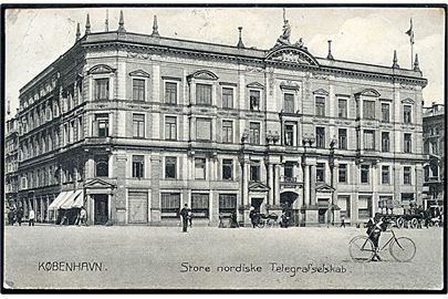 Købh., Store nordiske Telegrafselskab. Stenders no. 6091.