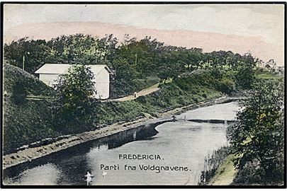 Fredericia, parti fra voldgravene. Adams Postkort Central no. 13137.