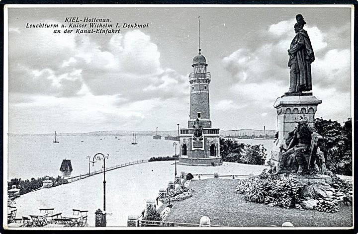 Kiel-Holtenau med fyrtårn.