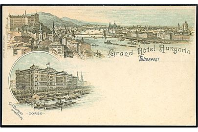 Ungarn, Budapest, Grand Hotel Hungaria. 