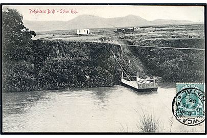 Sydafrika, Potgieters Drift - Spion Kop. Sendt fra Newcastle, Natal 1906 til Randers, Danmark.
