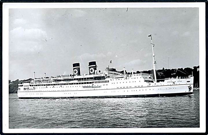 Arandora Star, S/S, Blue Star Line. Sænket af tysk ubåd i 1940. Appel-Jeske u/no.