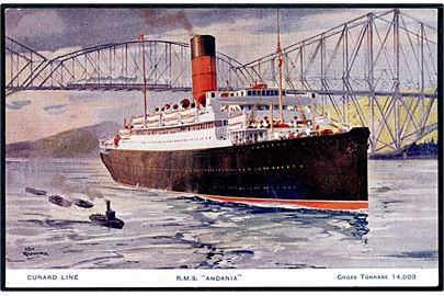 Andania, S/S, Cunard Line. 