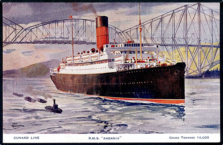 Andania, S/S, Cunard Line. 