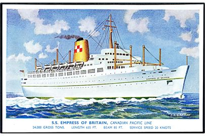 Empress of Britain, S/S, Canadian Pacific Line. 