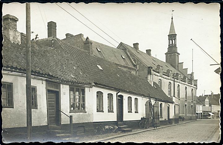 Sønderborg, gadeparti. Fotokort u/no.