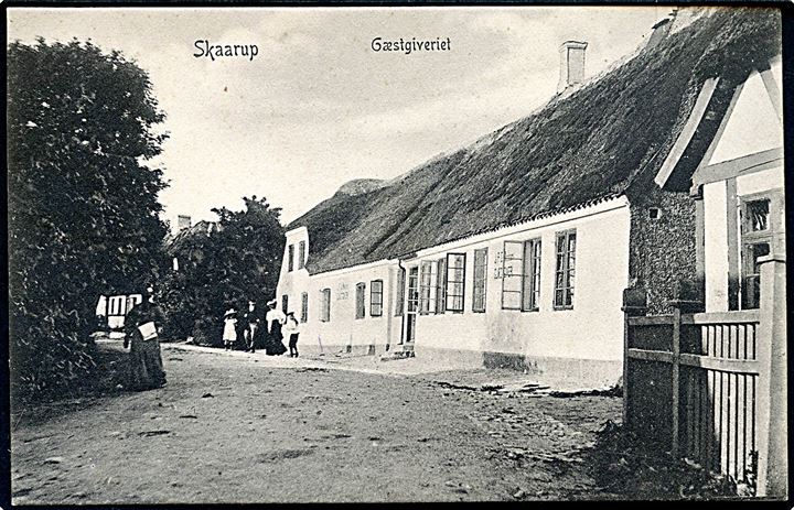 Skaarup Gæstgiveriet. Peter Alstrups no. 3963. 