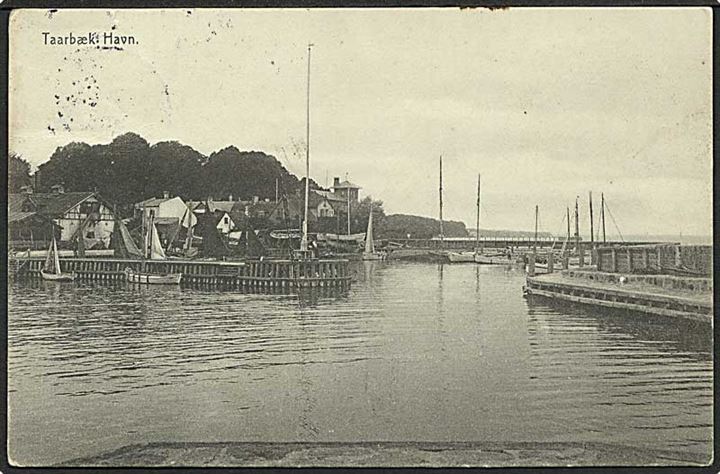 Havneparti fra Taarnbæk. N.N. no. 93.