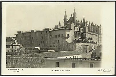 Alcásar Katedralen i Palma de Mallorca, Spanien. Zerkowitz no. 22.
