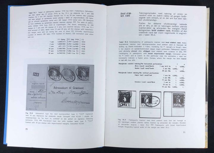 Grønland Posthistorie Bind 3: Pakkeporto + Frimærker af Torben Hjørne 1983. 224 sider håndbog.