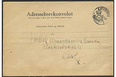 Ufrankeret Adressebrevkonvolut stemplet Kjøbenhavns Pakkepost sn2 d. 20.10.1940 til København.