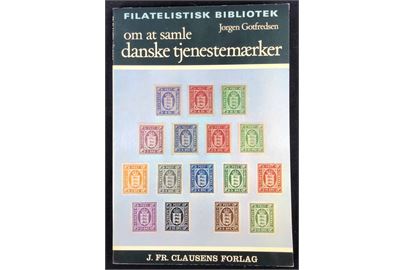 Om at samle danske Tjenestemærker af Jørgen Gotfredsen. Clausen's Filatelistiske Bibliotek. 52 sider.