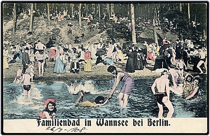 Tyskland, Berlin, Familienbad in Wannsee. U/no.