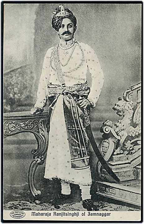 Indien, Ranjitsinghji Maharaja af Nawanagar (1907-1933). 