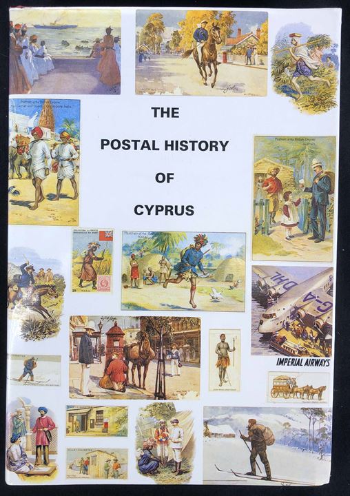 The Postal History of Cyprus af Ted. Proud. Håndbog og katalog på 688 sider. Et hovedværk i pænt brugt kvalitet.