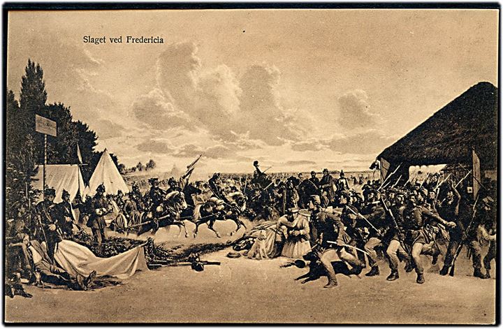 Slaget ved Fredericia. Johs. Brorsens Kunstforlag no. 150. 