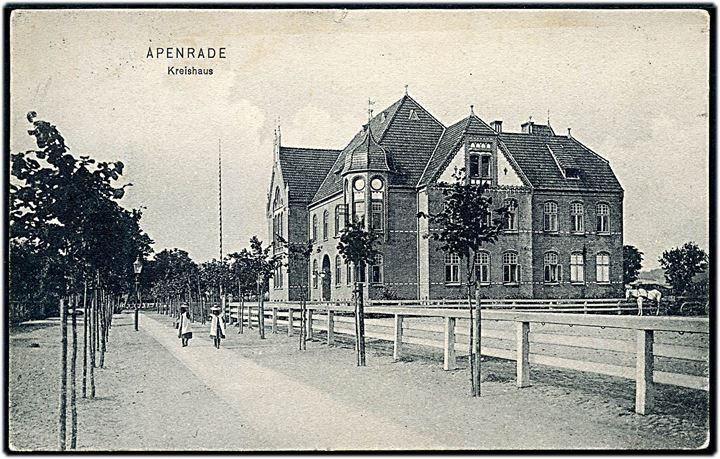 Aabenraa. Kreishaus. A. Wohlenberg, Aabenraa no. 1906. 