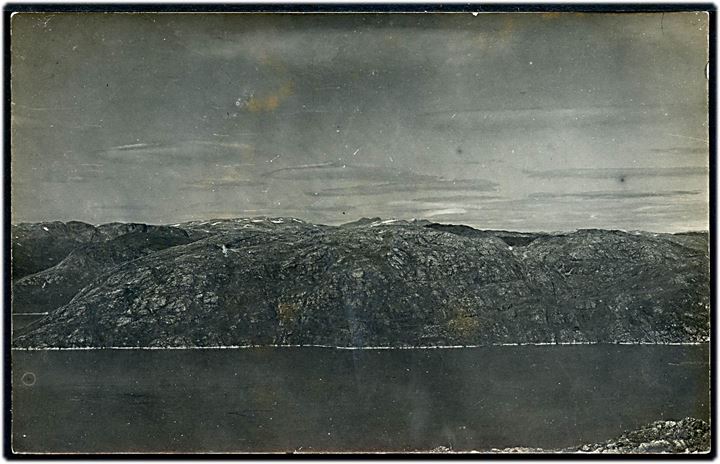 Grønlandsk fjordparti. Fotokort u/no. 