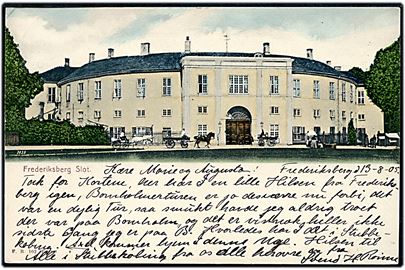 København. Frederiksberg Slot. Fritz Benzen type I no. 102