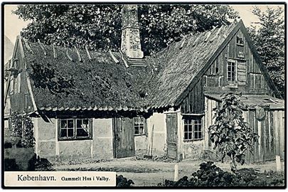 København. Gammelt hus i Valby. Fritz Benzen type IV no. 657