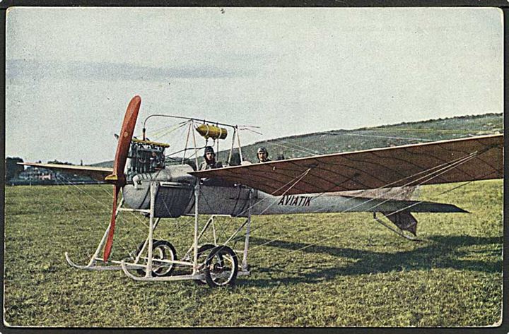 Büchner med Aviatik maskine. H. Hildebrand no. 2509.