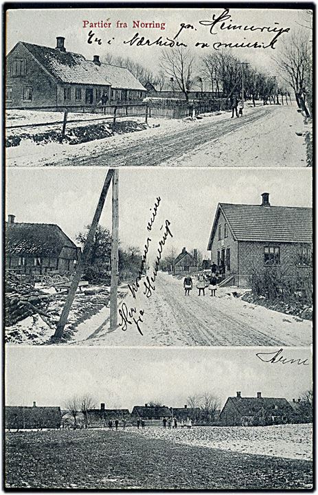Norring, partier i sne. J.J.N. no. 1901.