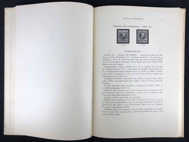 Danmarks og Dansk Vestindiens Frimærker (Bind 4) af G. A. Hagemann. 190 sider.