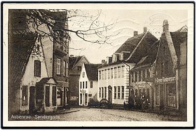 Aabenraa. Søndergade med bla Fr. Dreyer's Gæstgivergaard. Stenders no. 60976. 