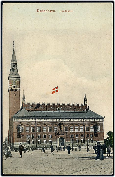 København. Raadhuset. Fritz Benzen type II no. 11