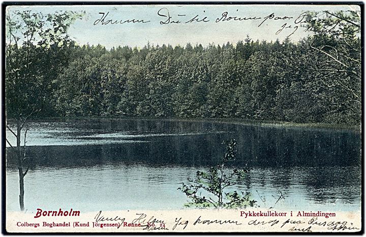 Bornholm, Pykkekullekær i Almindingen. Colberg no. 24.