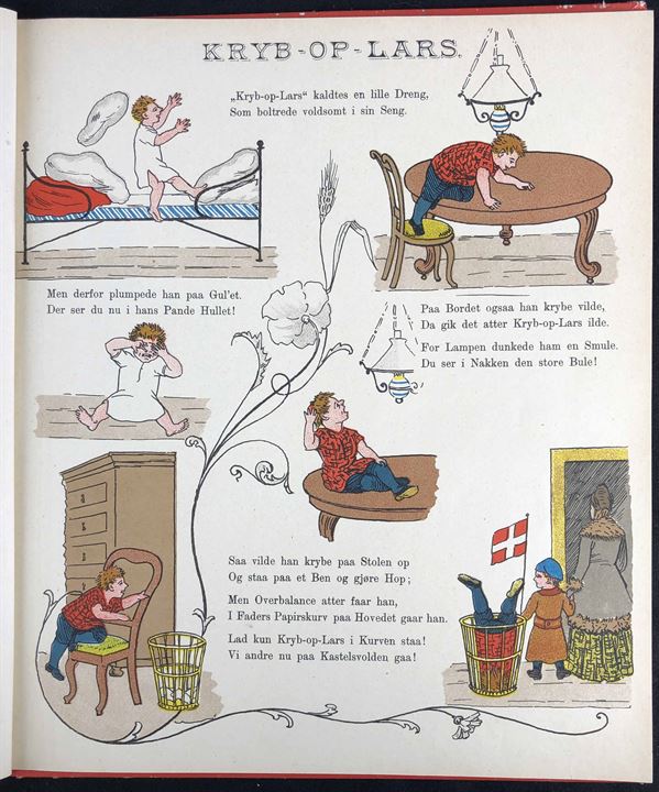 Tude-Søren og Kammerater - Blade af Nielsemands røde Bog af Christen Møller. Skræmmende børnebog med 12 blade. Løs i ryggen. 