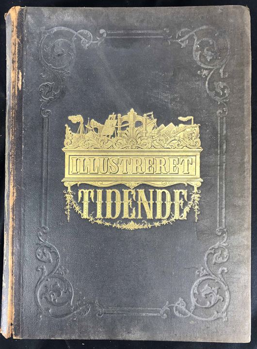 Illustreret Tidende. Indbundet bind 24 med nr. 1201-1253 fra perioden 1.10.1882-30.9.1883. Intakt indbinding.