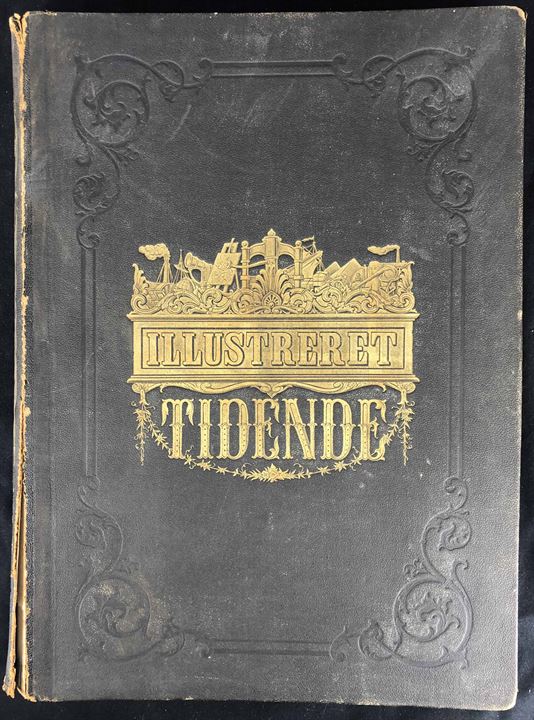 Illustreret Tidende. Indbundet bind 25 med nr. 1253-1305 fra perioden 1.10.1883-30.9.1884. Intakt indbinding.