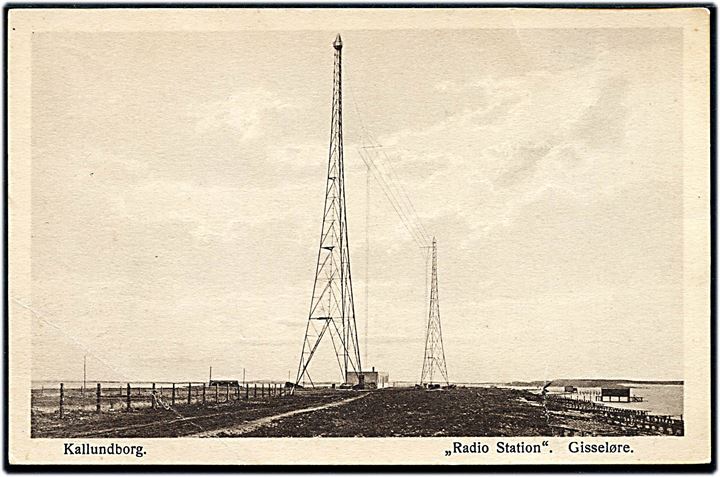 Kalundborg, radiostationen ved Gisseløre. J. Chr. Petersen no. 2.