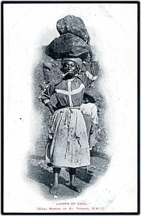 D.V.I., St. Thomas, Lumps of Coal, Coal woman. U/no.