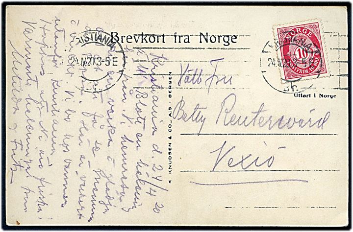 Norge. Vossevangen. K. Knudsen no. 21. 