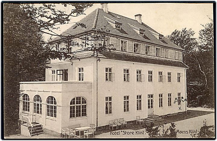 Møens Klint. Hotel Store Klint. Carl Petersens Boghandel no. 298. 